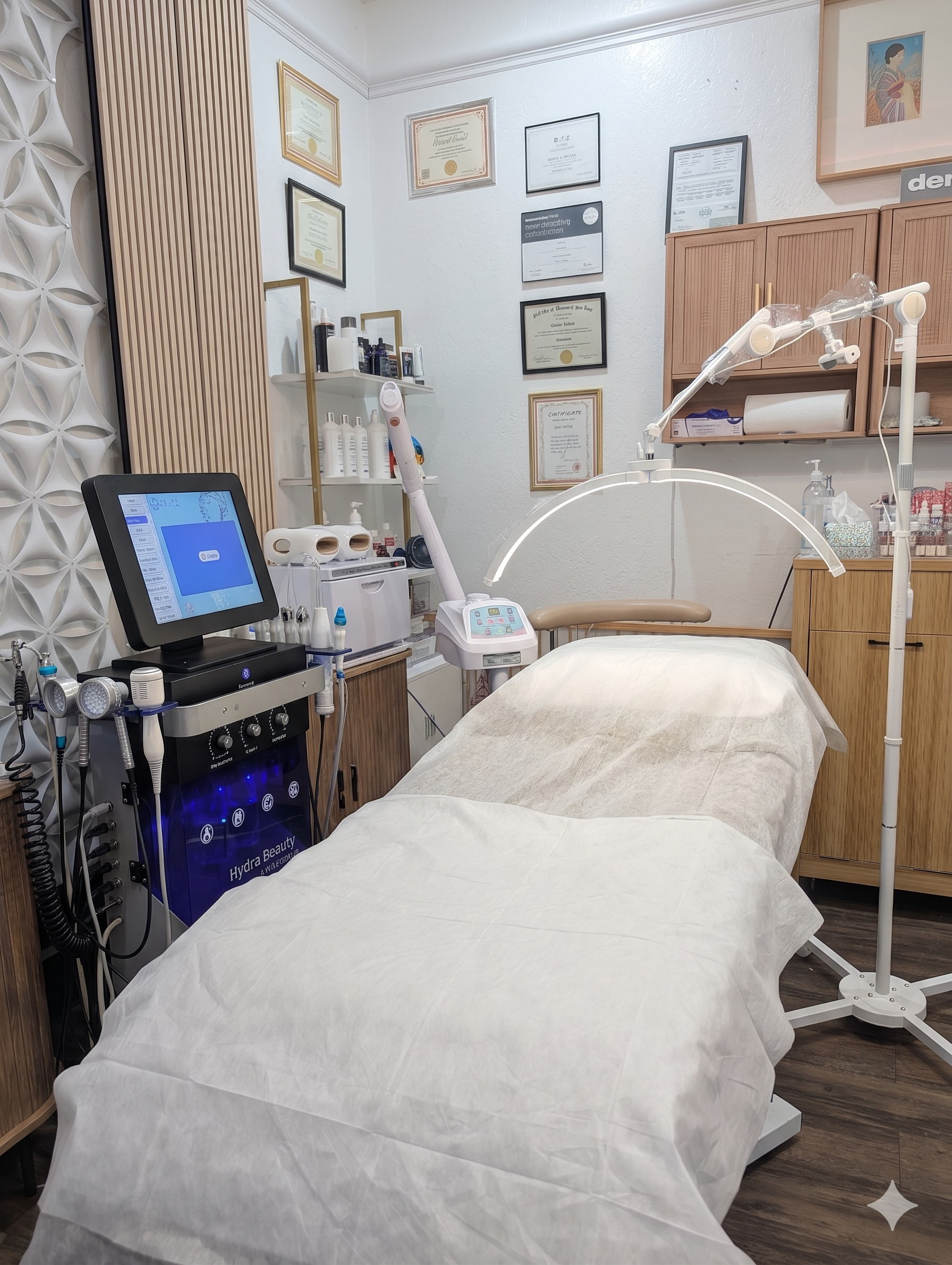 MO Skin Care treatment bed